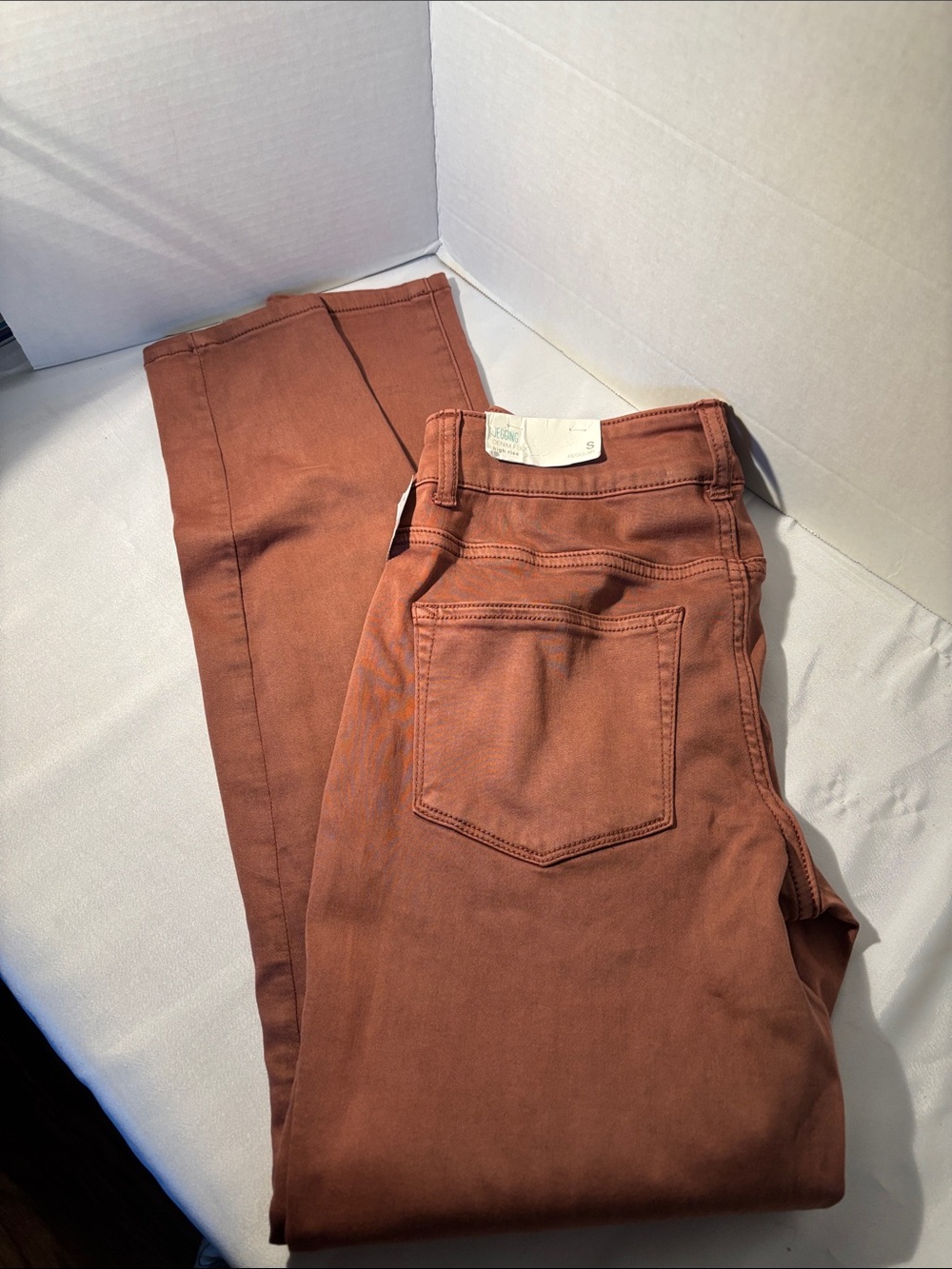 Maurices Women's Rust-Colored High-Rise Jeggings